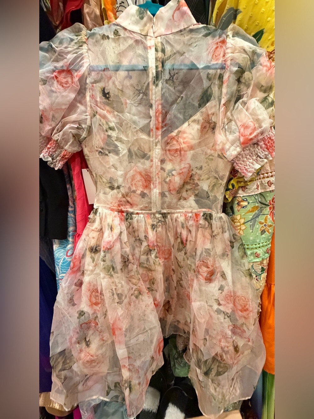 Alice + Olivia- Vernita Puff Sleeve Sweetheart Dress- SAMPLE SALE ITEM